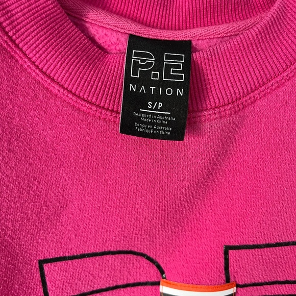 P.E Nation - HEADS UP SWEAT in hot pink (size S) - Picture 2 of 2